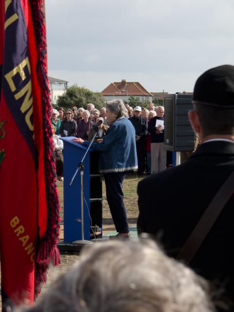 Countess Mountbatten addresses the gathering