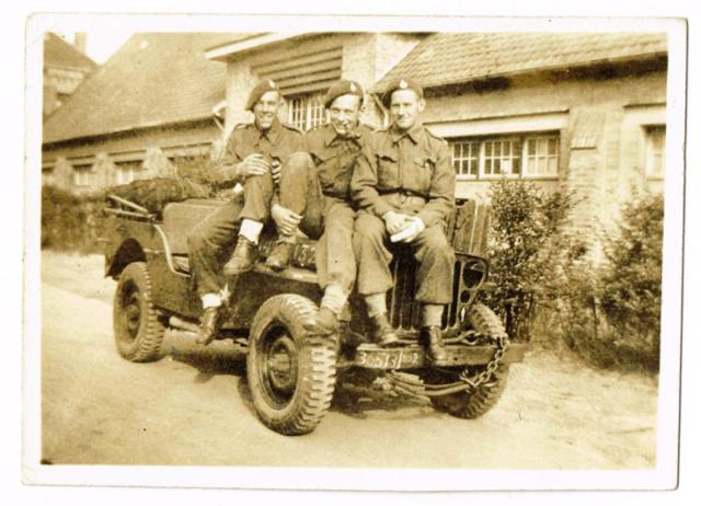 Kenneth Rogers (left), Buck Tooley (middle) 46RM Cdo. 'S' Troop.