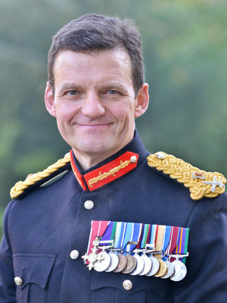 Major General Simon Timothy Chicken OBE, RM.
