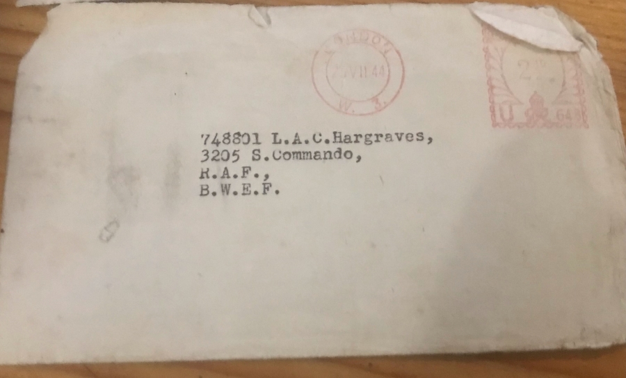 LAC Hargreaves correspondence address 1