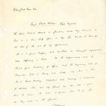Letter of reference for Major Holmes from from Lt. General Sir Robert Sturges