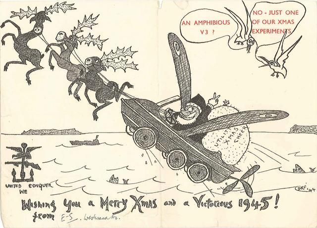 Christmas Card of Major Holmes RE