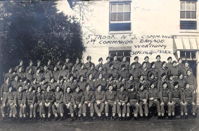 No.3 Commando 5 Troop, Worthing, Sept. 1945