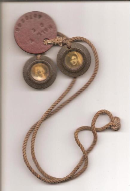 Dog tags of Pte. Tom Hall  No. 1 Commando