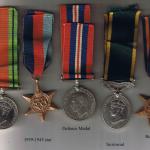 Medals of John Strain  No.1 Commando 3 troop