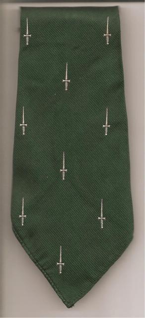 Commando Association tie of Pte. Tom Hall, No.1 Cdo.