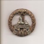 SWB badge of Pte Tom Hall, No.1 Cdo