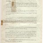 Pte. Tom Hall's letter from Laycock