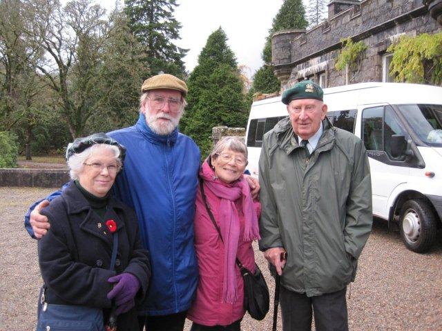 Janet Bishop, John Whyte, Pam Scott, Harold Nethersole