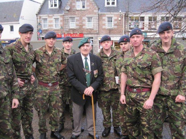 Scotty and Sappers at opening of Commando Gallery