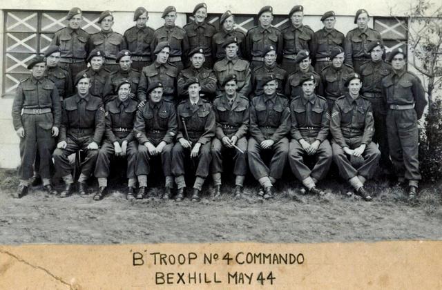 No 4 Commando B Troop. Bexhill 1944.