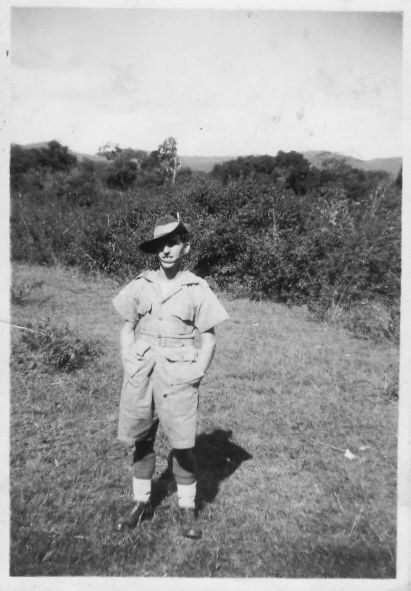 Fred Goode, at the Bush Warfare School, Burma 1941