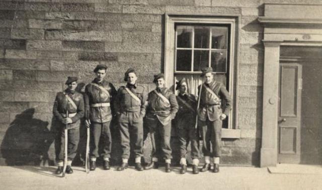 Some of 4 troop in Ayr 1941