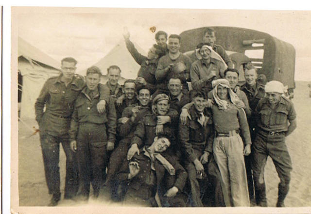 Stanley Martin and a group of Jellico's SBS in Egypt