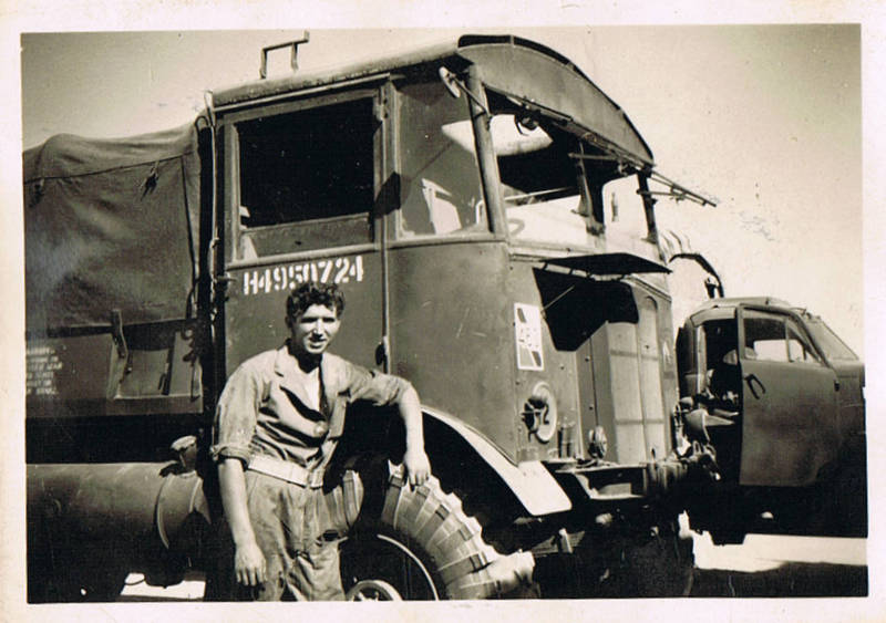 Stanley Martin & truck, Egypt