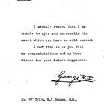 Letter from the King to Sgt.William Noakes, 45RM Cdo. re the award of his Military Medal