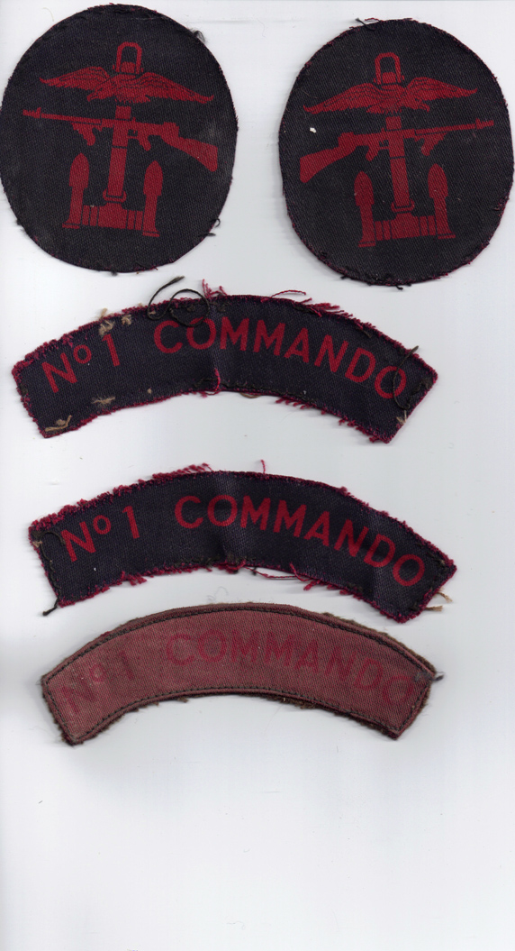 Commando insignia of Pte Hugh 'Blake' MacKenzie