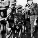 Lt Col. Lister MC inspecting 6 (Polish) Troop