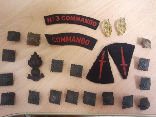 Bill Wright's Rank & Insignia Grouped