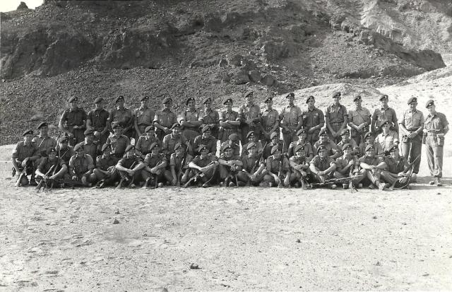 45 Commando RM  'B' Troop  Aden circa 1961.