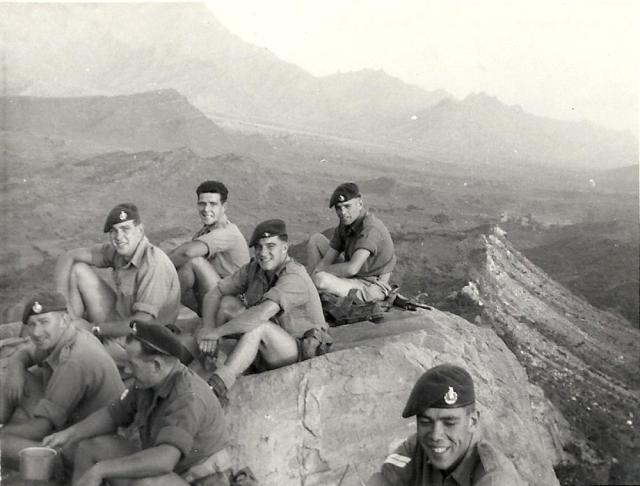 45 Commando RM pass picket at Dhala, Aden 1961