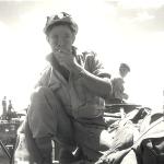 Ed Casey on Dhala Convoy 1961 with 45 Cdo