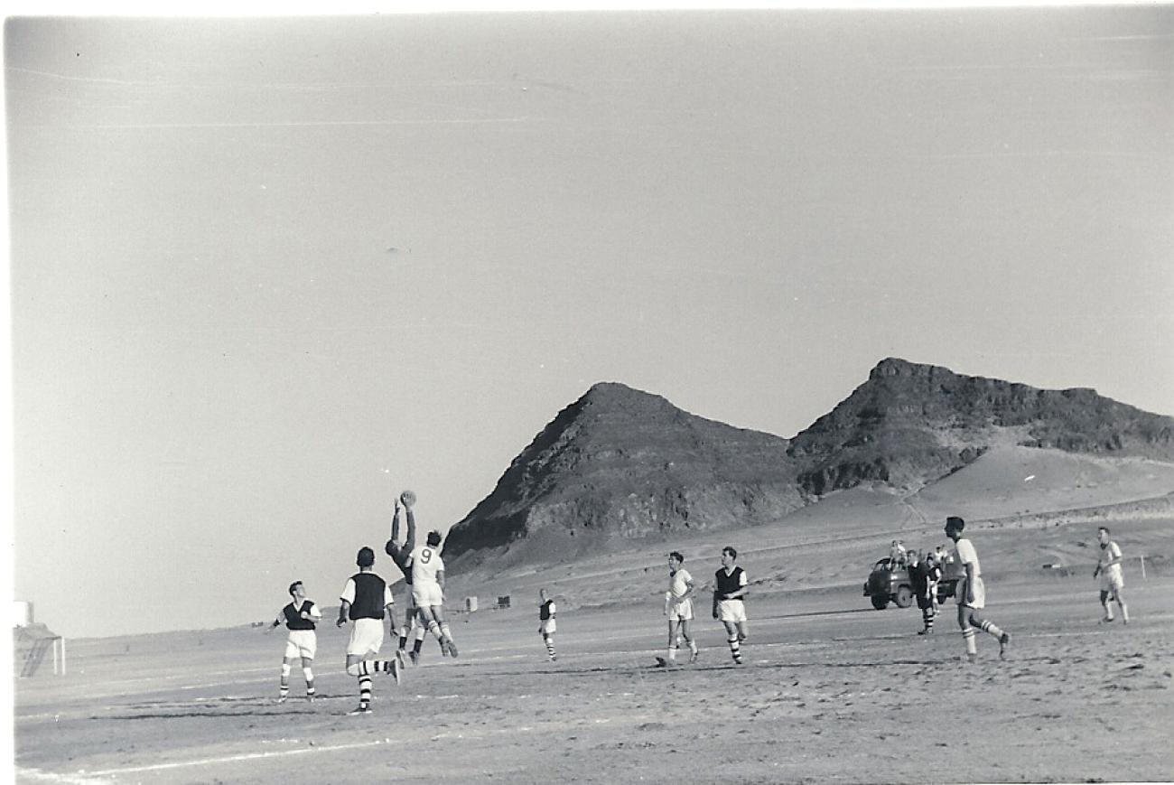 Unit league game Aden 1961