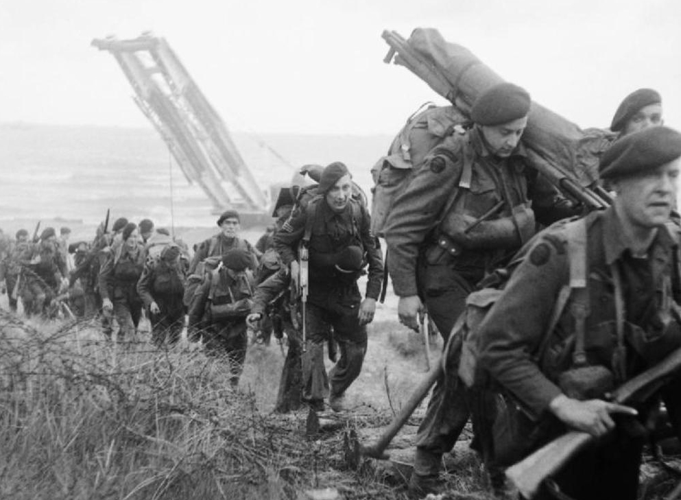 D-Day - British Forces during the invasion of Normandy 6 June 1944.