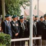 Veterans at the 45RM Commando memorial cross Le Plein 6th June 1997 (2)