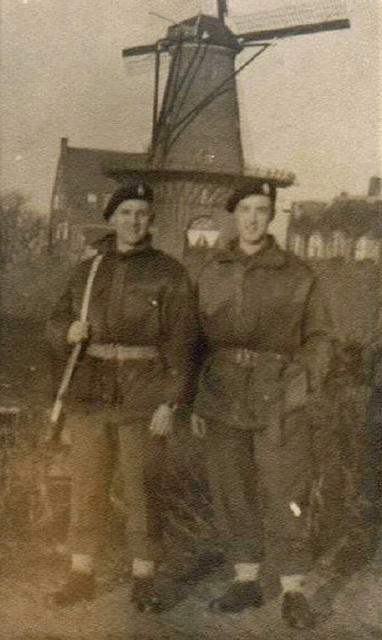 Pte Kenneth Darlington MM on the right and unknown