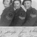 L/Sgt. Keveren and Sgts. Liddell and Johnson