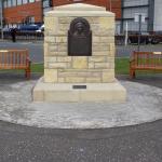 Memorial for Corporal Thomas Peck Hunter VC, 43RM Commando