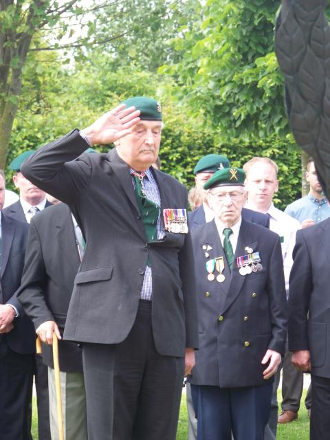 The President lays a wreath