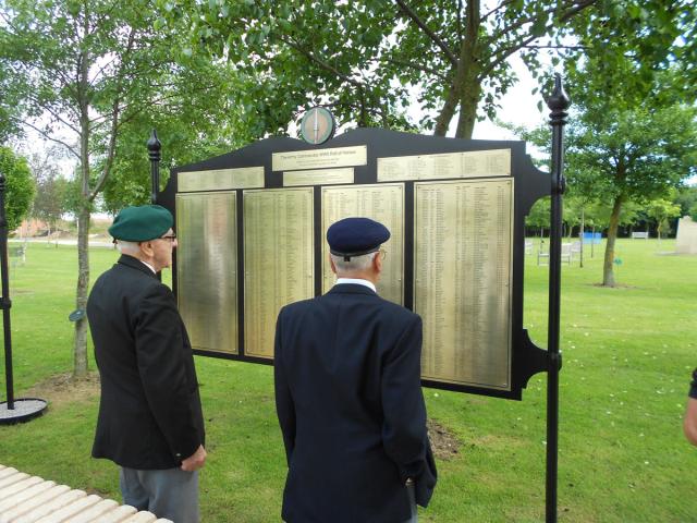 John Morris No.2 Cdo and another inspect the ROH