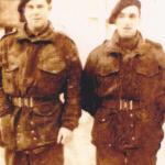 Pte's Arthur W. Bickerstaff and Roy Edmund Tarbox (on the right)