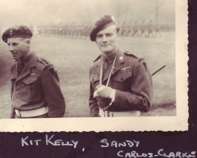 Capt. Kit Kelly and Capt Sandy Carlos-Clarke, December 1945