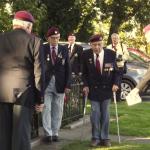 09. WW2 gunner after laying the Newark branch wreath