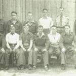 Stephen Greenwood (No 7 Cdo) and others at  Stalag 3-D near Berlin