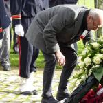 Wreath being laid on behalf of the CVA at Vlissingen 2013