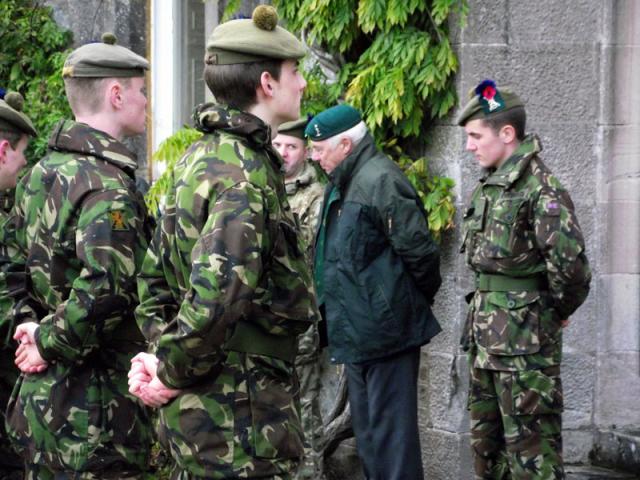 Cadet inspection Achnacarry 9th Nov'13