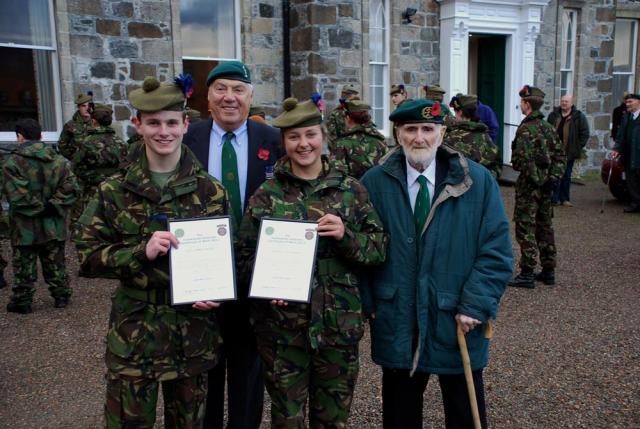 Top Cadets presentation with Joe Murtagh and Jack Lamb