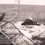 Ditched Wessex helicopter 1976 (40 Cdo Group with HMS Bulwark)