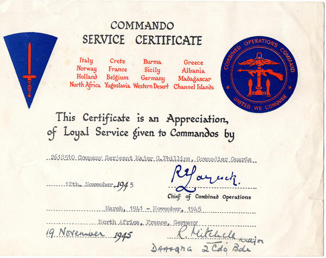 Cdo Certificate for CSM Phillips