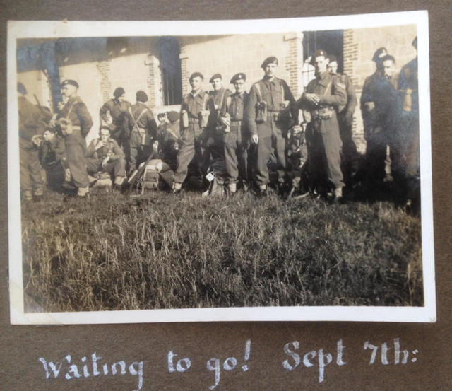 'Waiting to Go!' to return to the UK 7 September 1944