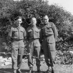 John Gallacher (left) & pals, No 9 Commando