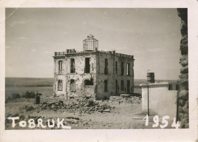 The remains of the building used as Rommel's headquarters during Operation Flipper