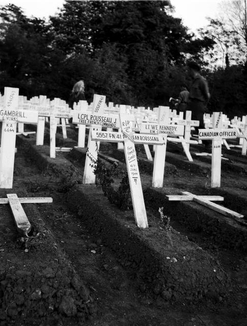 Lt. Kennedy 45RM Cdo, L/Cpl Rousseau Free French Cdo, Pte Gambrill East Yorks.