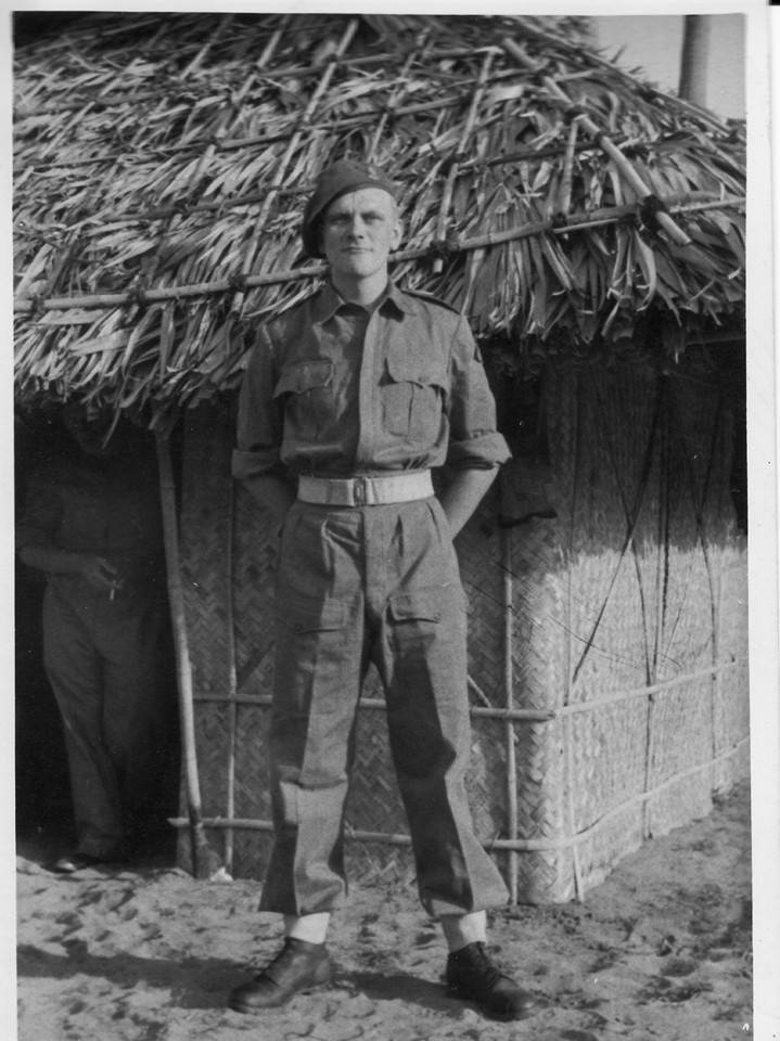 Sgt M Van Barneveld, India, 1944.