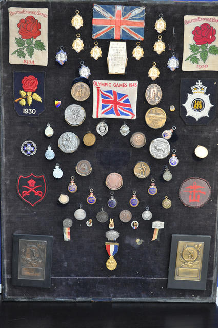 Stan 'Sonnie' Bissell medals board