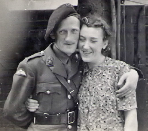 Bob and sister 1945
